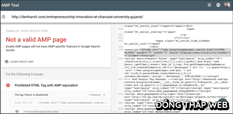 amp-testing-tool