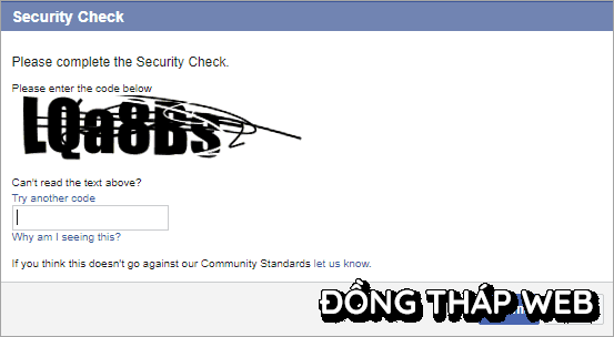 Captcha-facebook-app