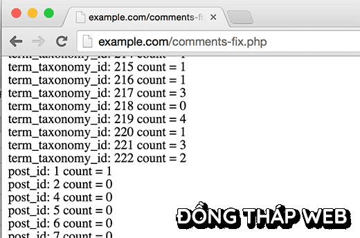 bạn cần phải xóa file comments-fix.php từ máy chủ.