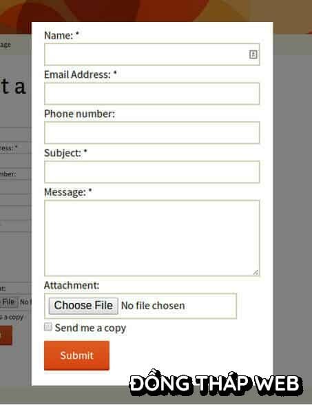 Contact Form bởi BestWebSoft