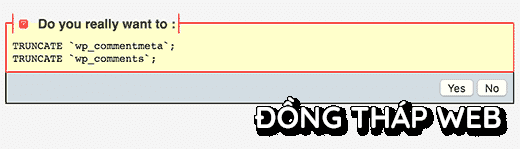 deletecommentsphpmyadmin