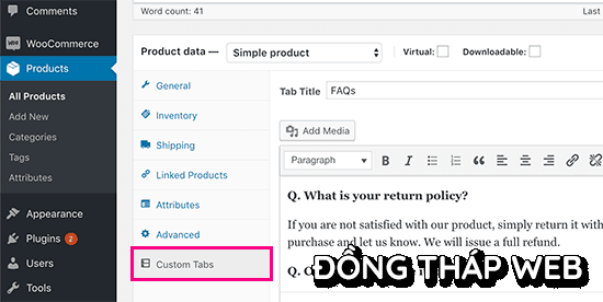 Doanh Số WooCommerce