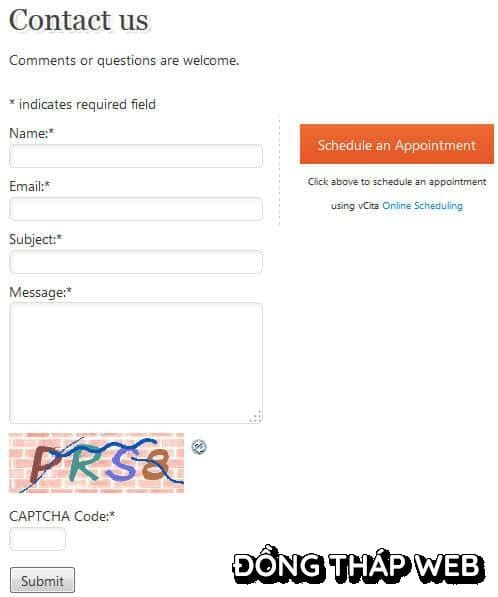 Fast Secure Contact Form