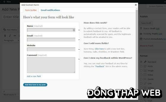 Jetpack Contact Form