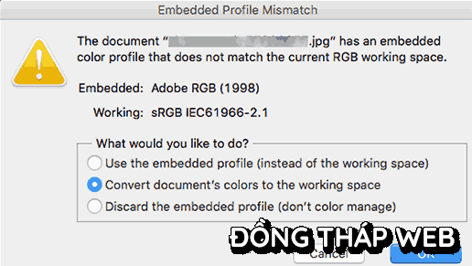 mismatchcolorprofile