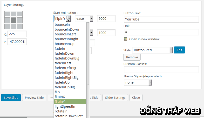 layer setting