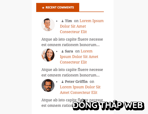 xem các bình luận gần đây với hình ảnh của người để lại bình luận