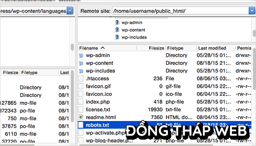 Chỉnh sửa file robots.txt
