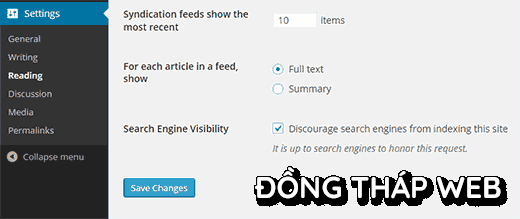 search-engine-visibility-settings
