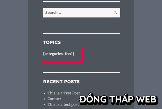 Tại sao Shortcodes không hoạt động trong WordPress Widgets?