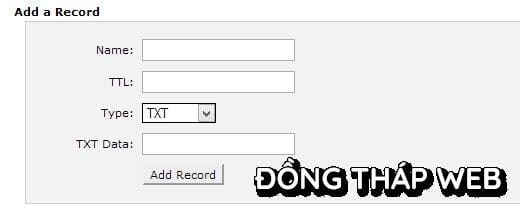 txt-record-cpanel