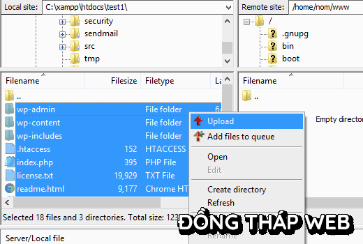 uploadingwordpress