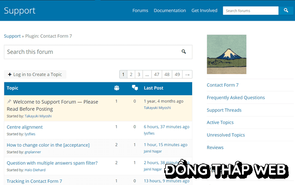 WordPres-forum-support